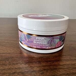 New Bath & Body Works Pink Pineapple Sunrise Whipped Body Butter